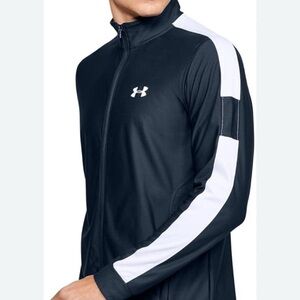 Under Armour Men’s Jacket All Seasons Gear Steel Reflective Logo XL gym work zip